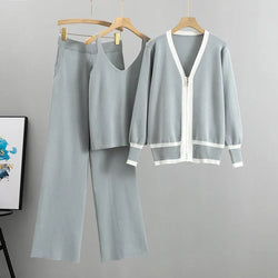 Elle™ | Conjunto de luxo com três peças e colete