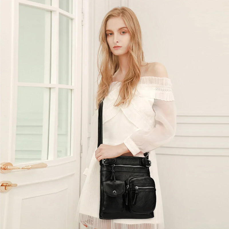 Ariana™ Bolsa Transversal | Bolsa Elegante com Múltiplos Bolsos