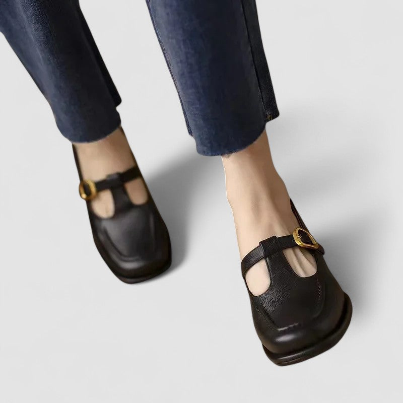 Kyrahnae | Sapatos Ortopédicos Mary Jane com Tira em T