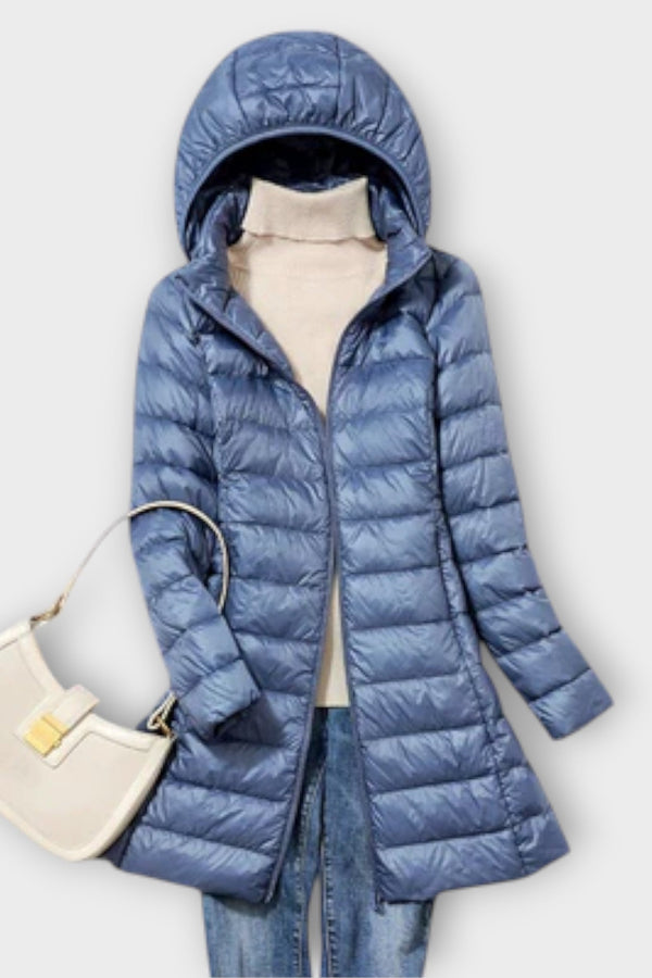 Annika - Jaqueta ultraleve e impermeável com enchimento de plumas