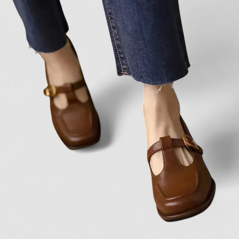 Kyrahnae | Sapatos Ortopédicos Mary Jane com Tira em T