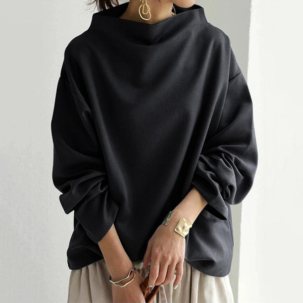 Margot – Blusa de Tricô Macio com Gola Alta