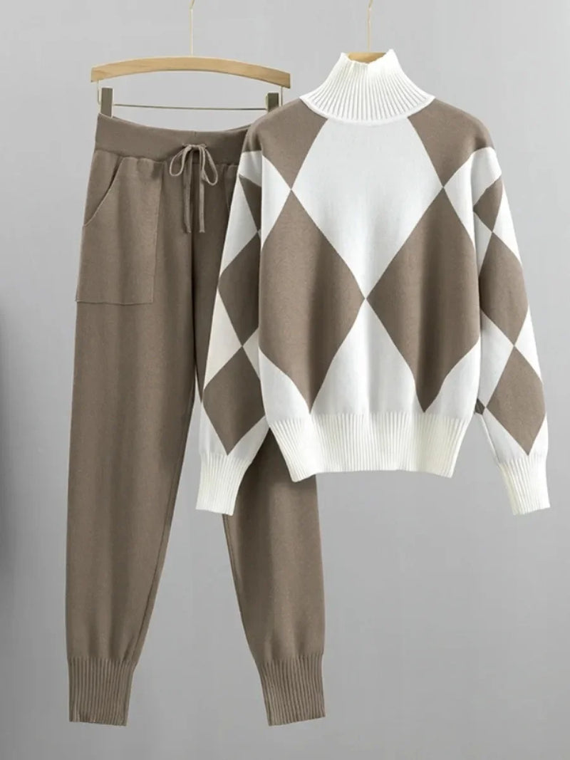 Elle™ | Conjunto confortável de duas peças para a primavera