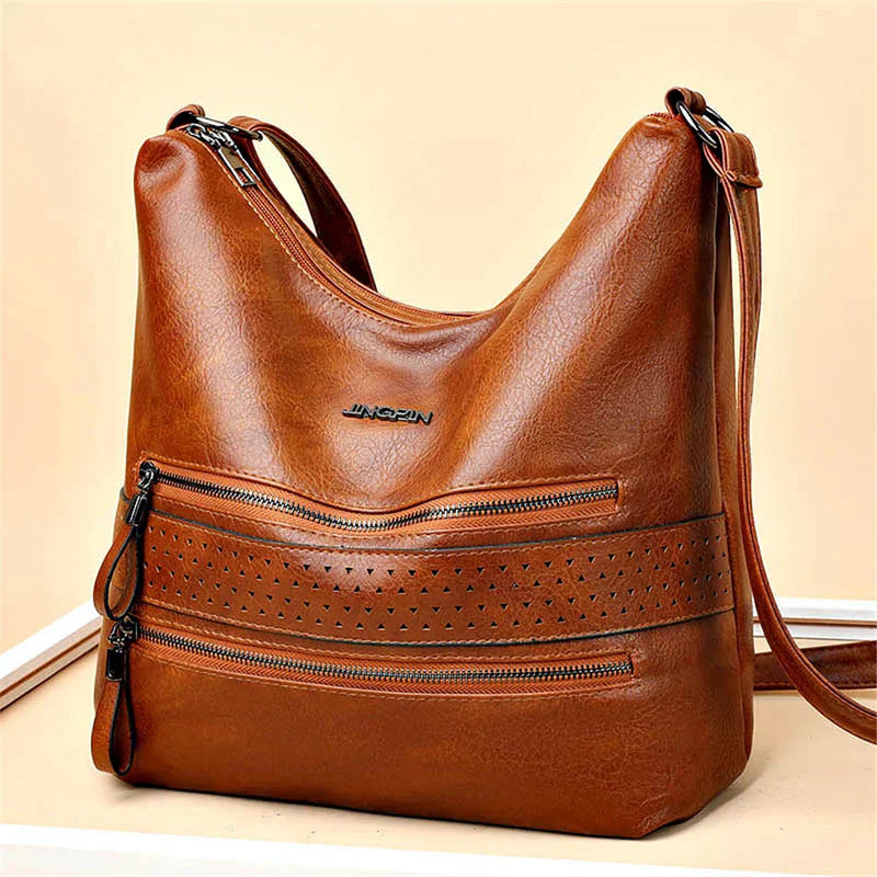 Ellie™ Dupla Pingente | Bolsa de Ombro com Múltiplos Bolsos