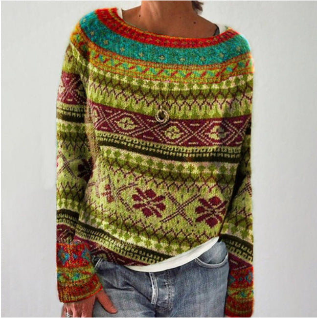 Soley - Suéter Pulôver Multicolorido
