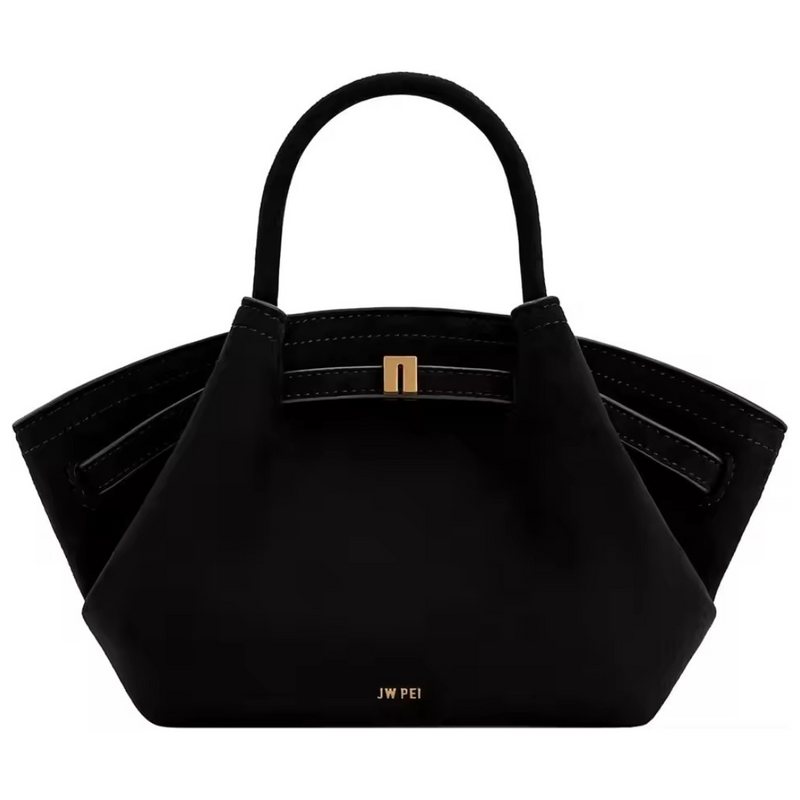 Riley™ - Bolsa Pequena de Couro Camurça para Axila