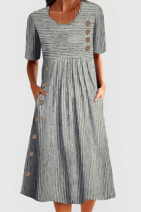 Vestido Midi Listrado Wanda™