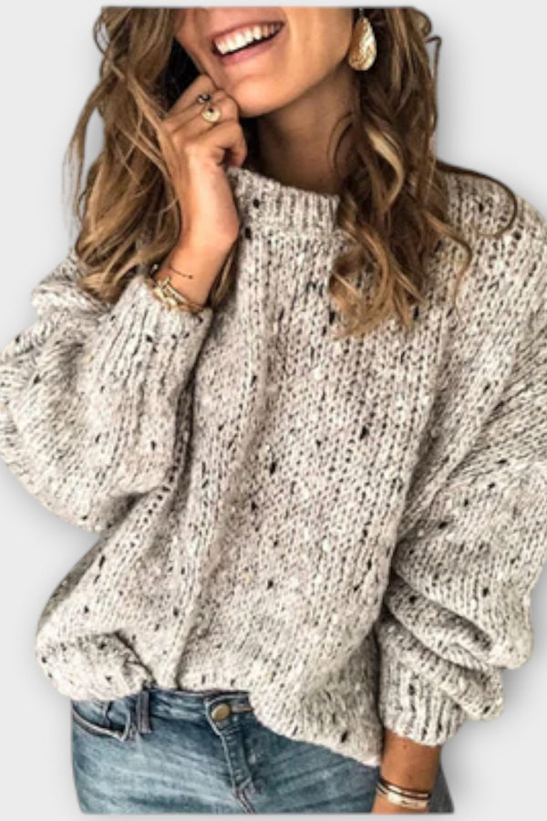 Eunice | Suéter Tricot Retrô Aconchegante