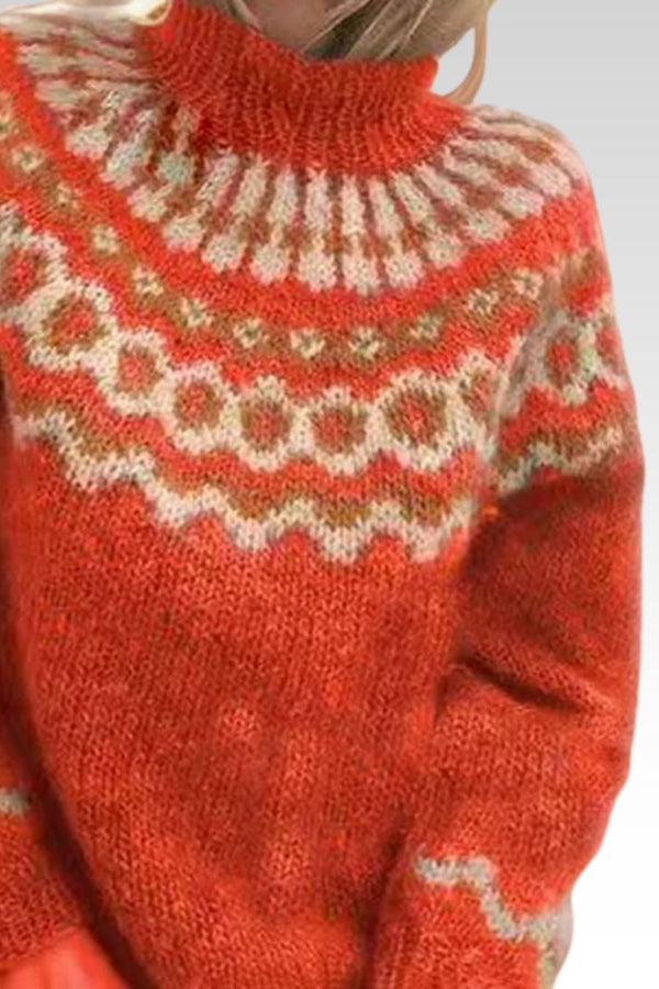 Olivia | Suéter aconchegante de gola alta