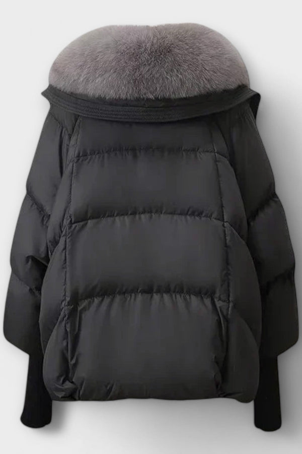 Lucyna - Jaqueta Elegante com Pele