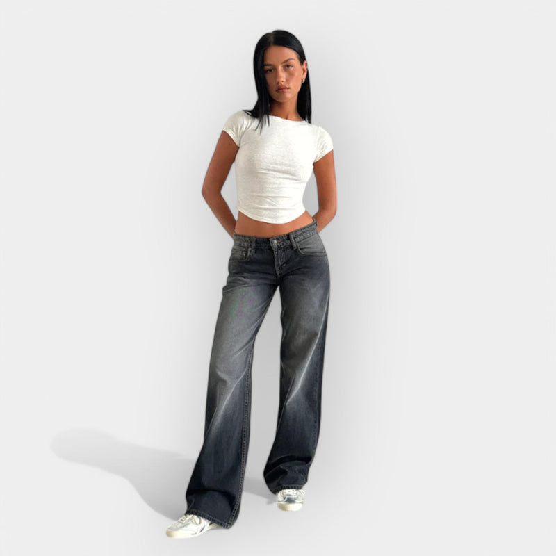 Calça Jeans de Cintura Baixa