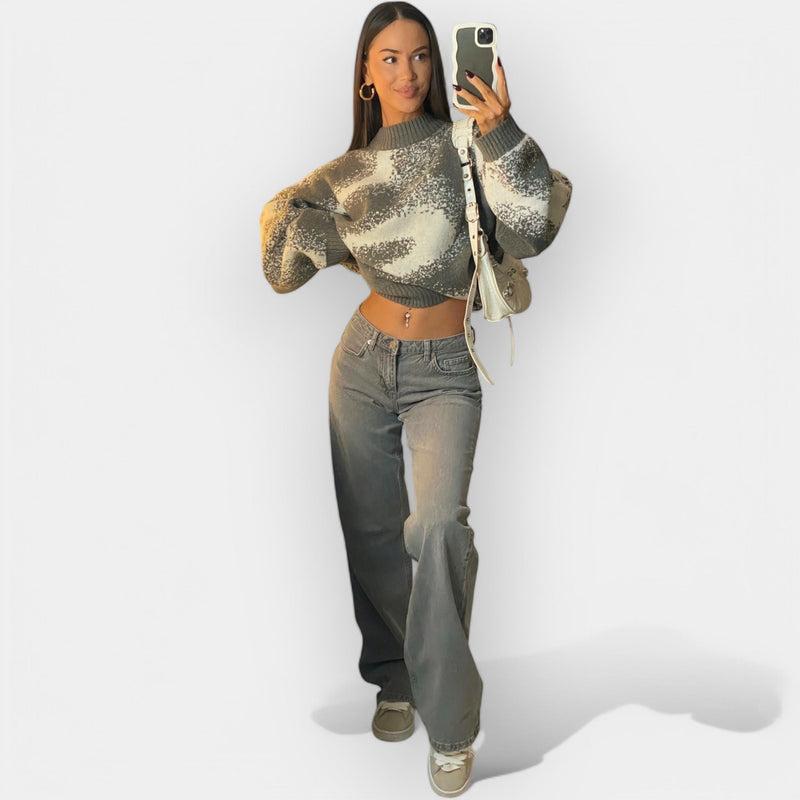 Calça Jeans de Cintura Baixa