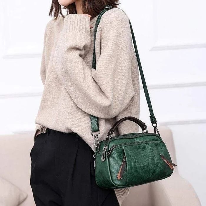 Penelope™ Estilo Exquisito | Bolsa Macia com Múltiplos Bolsos