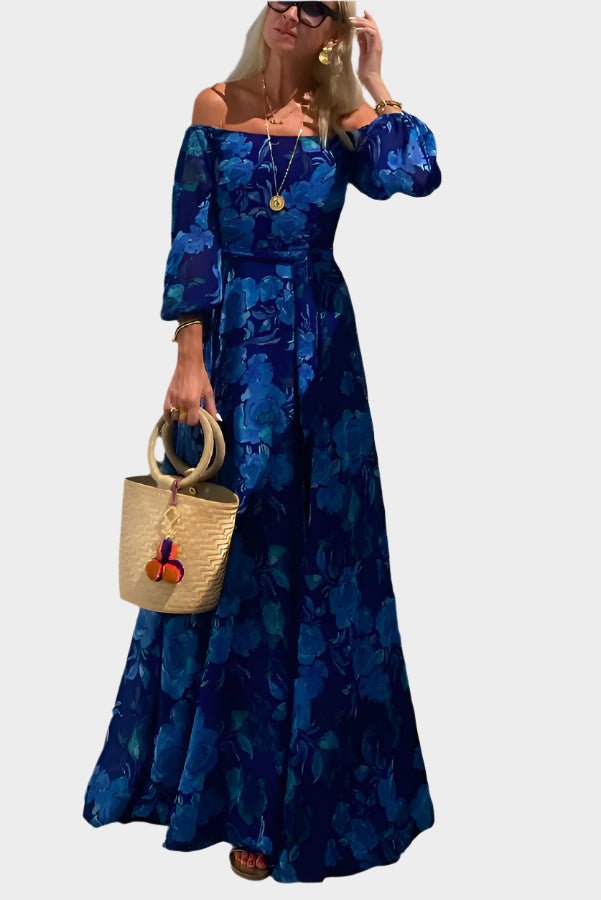 Vestido Longo Arejado Sem Ombros