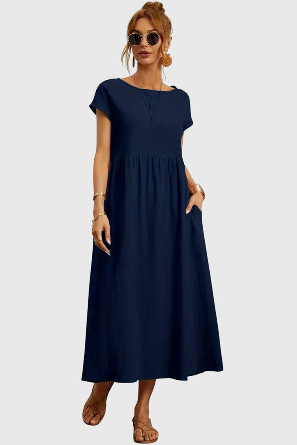 Giselle™ - Vestido Casual com Bolso