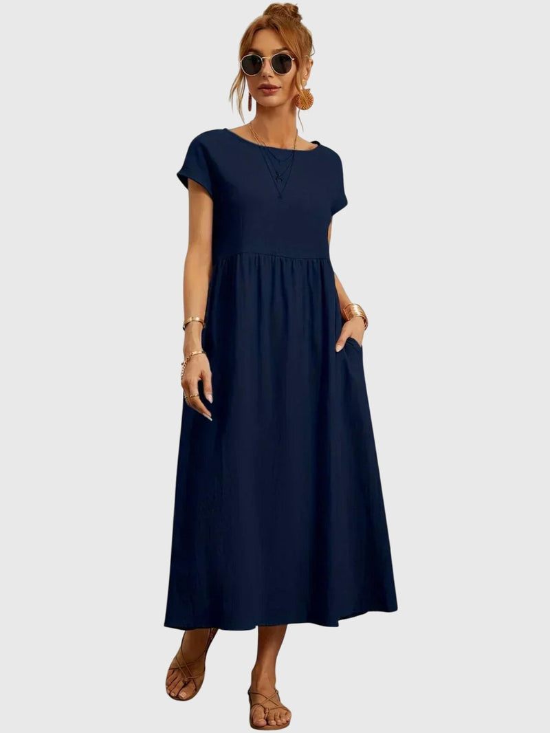 Giselle™ - Vestido Casual com Bolso