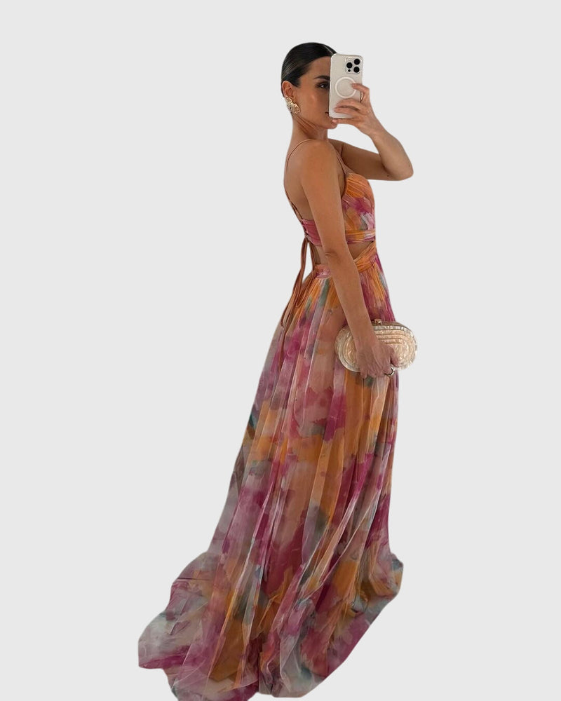 Giselle™ | Vestido Longo Floral