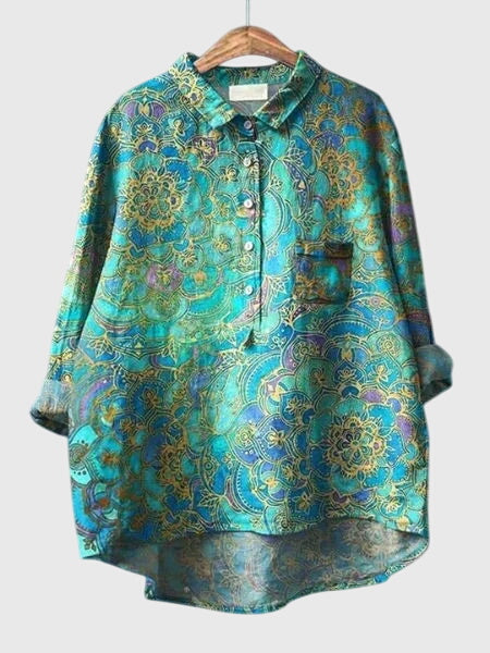 Valeria™ - Blusa com Estampa Floral