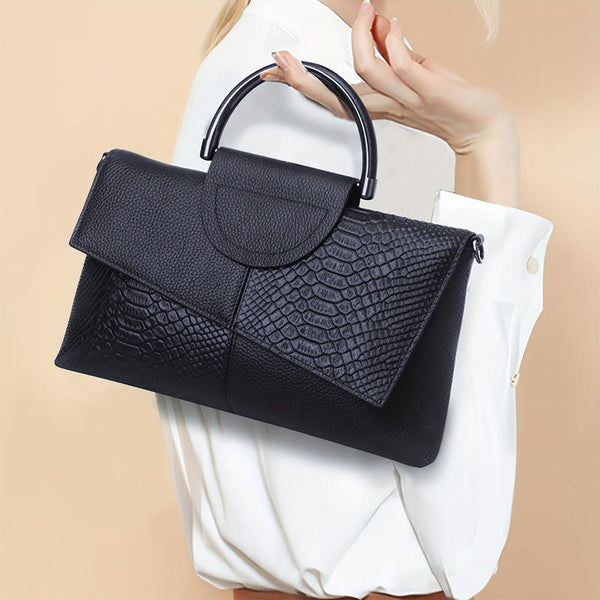 Grace™ Classic | Bolsa de Luxo com Estampa Croc