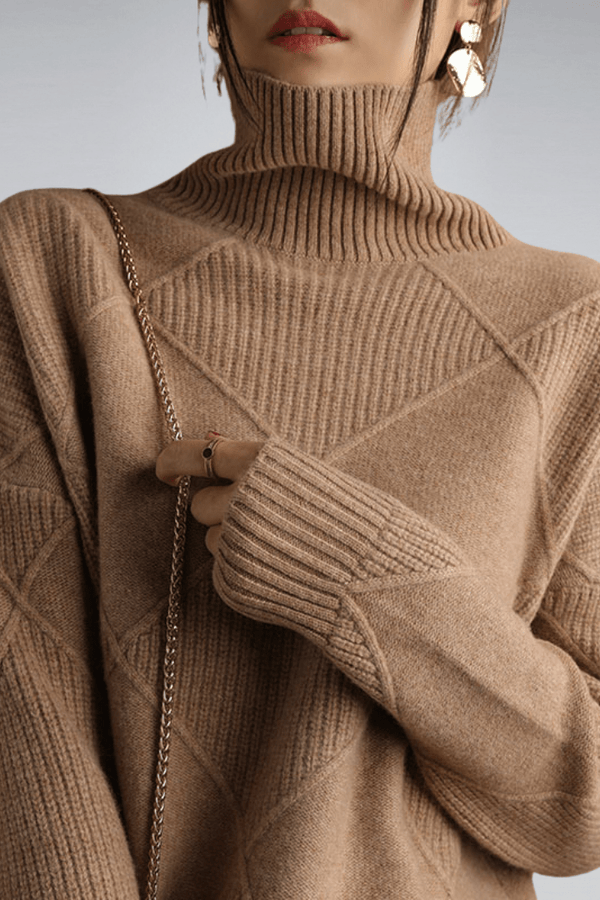 Alice | Suéter macio de gola alta