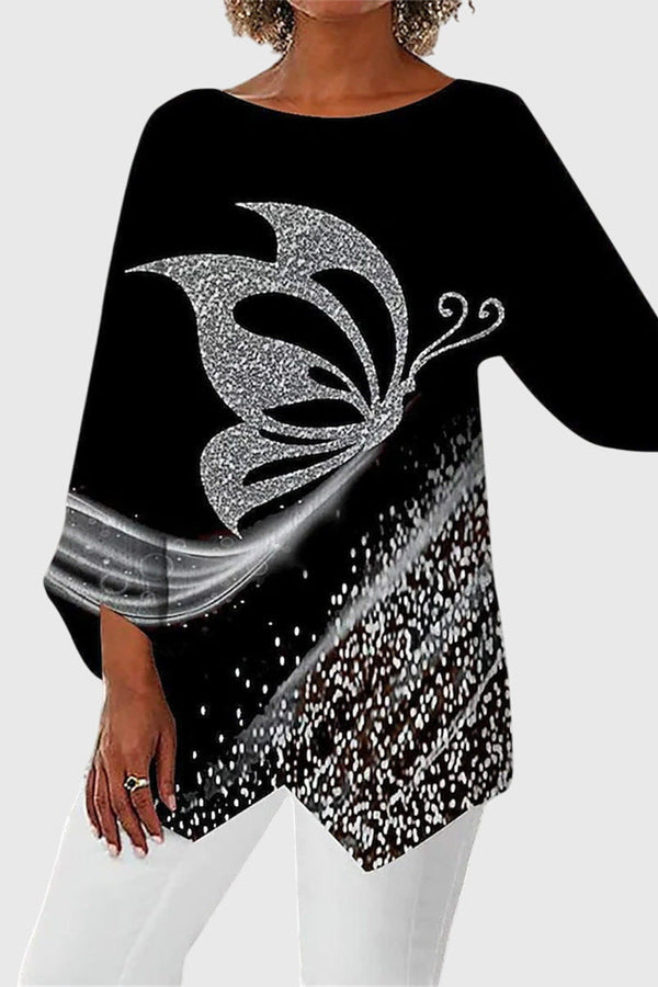 Alayah™ | Blusa Elegante com Decote Redondo