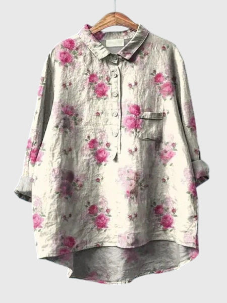 Valeria™ - Blusa com Estampa Floral