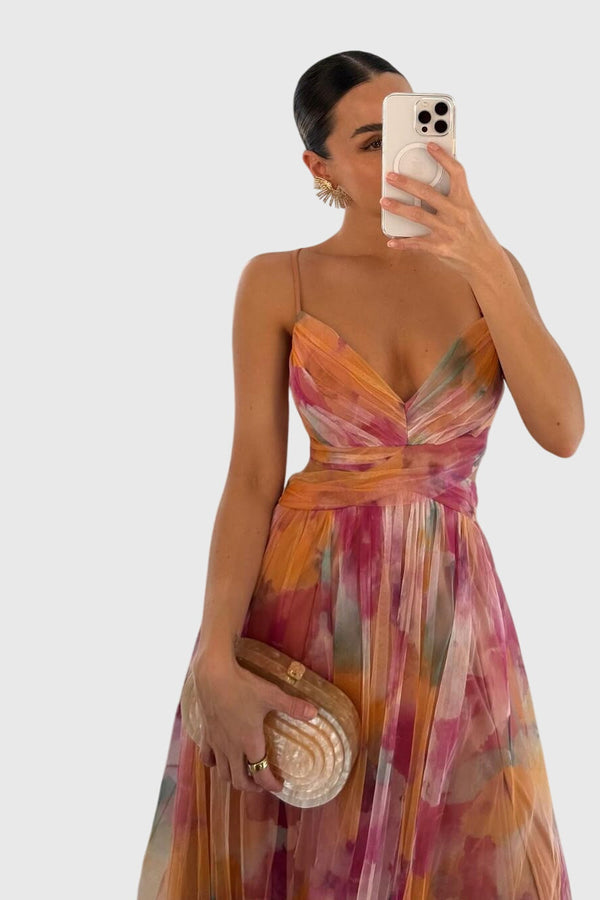 Giselle™ | Vestido Longo Floral