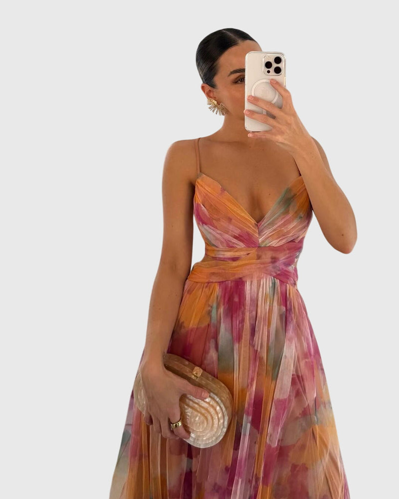 Giselle™ | Vestido Longo Floral