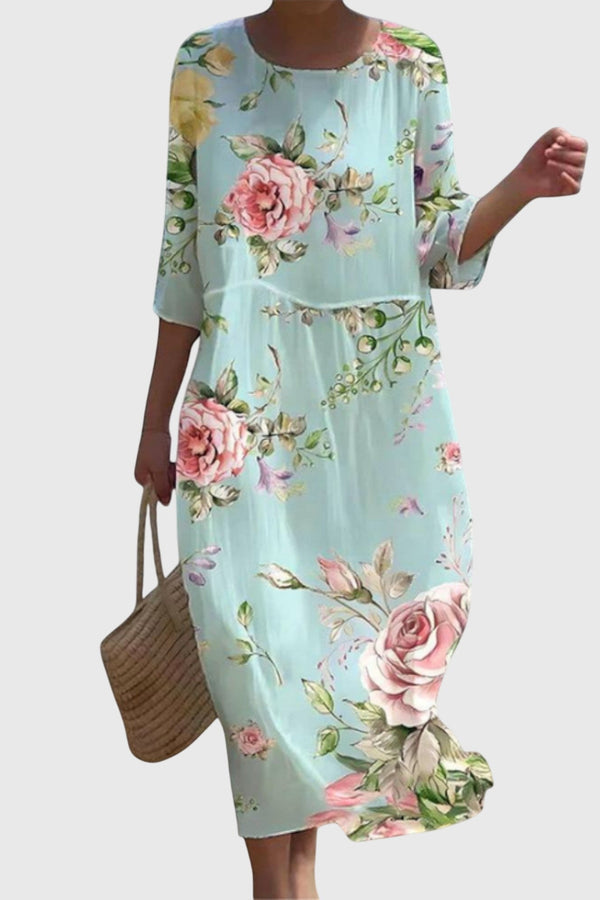 Hayley™ | Vestido Longo Floral Estiloso