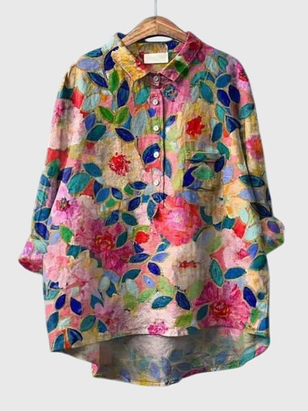 Valeria™ - Blusa com Estampa Floral