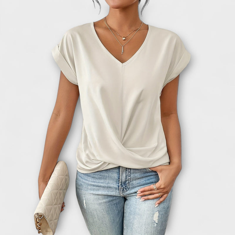 Carlinda | Blusa Elegante com Decote em V