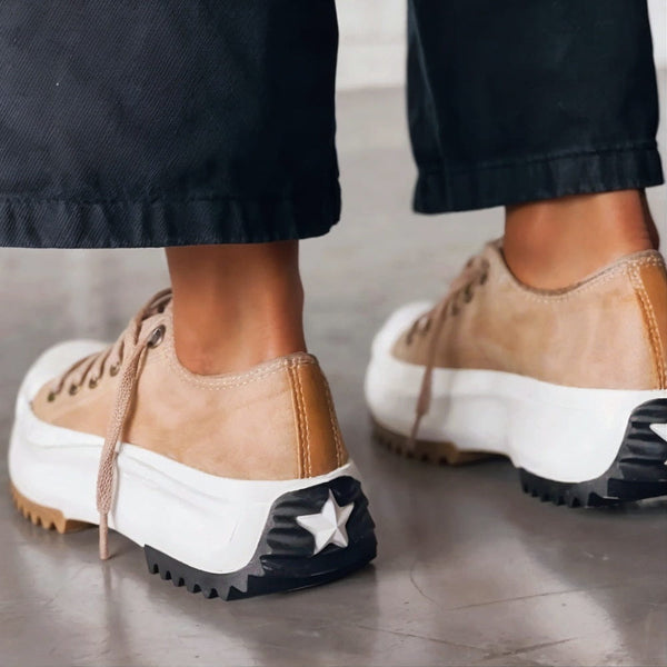 Elvina | Sapatos Confortáveis Com Saltos Grossos