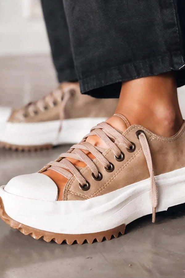 Elvina | Sapatos Confortáveis Com Saltos Grossos