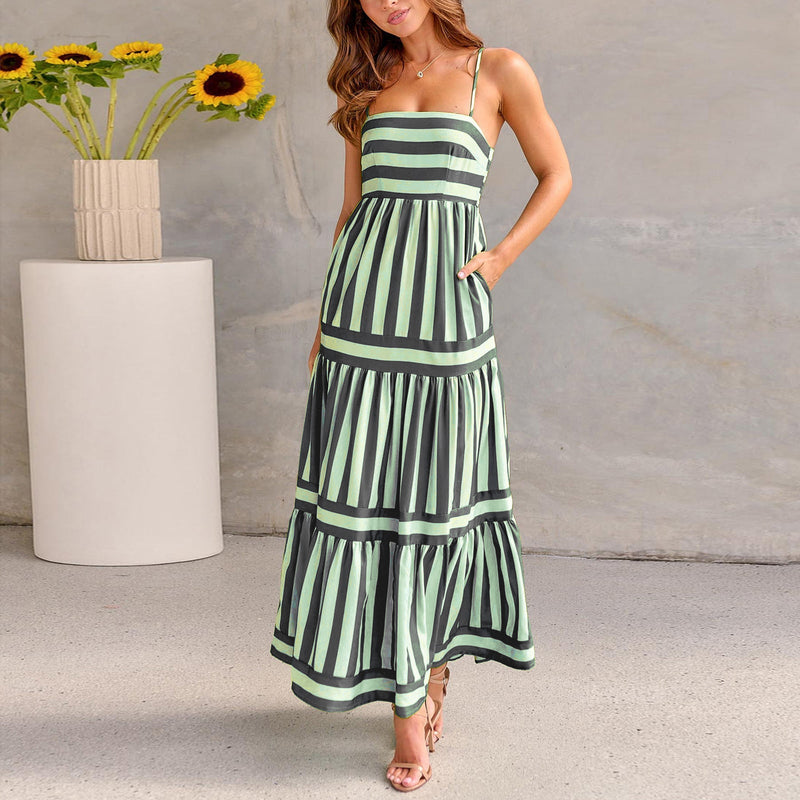 Vestido Maxi Coastal Vibes – Conforto e Cor em Um