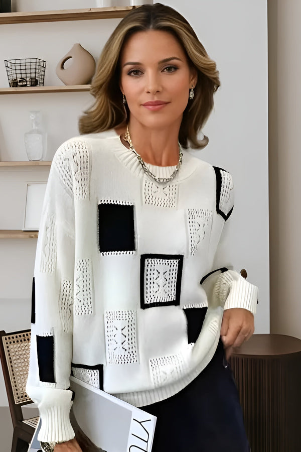 Alida - Suéter Feminino Elegante