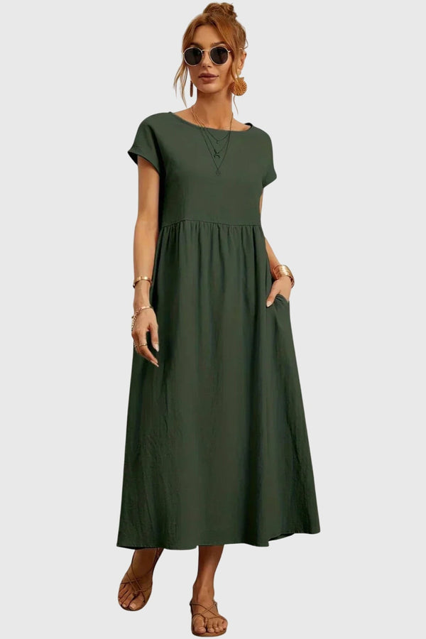 Giselle™ - Vestido Casual com Bolso