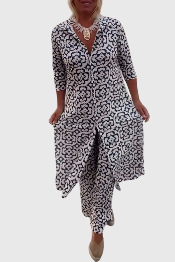 Gabriella™ | Conjunto Vintage Elegante de Duas Peças