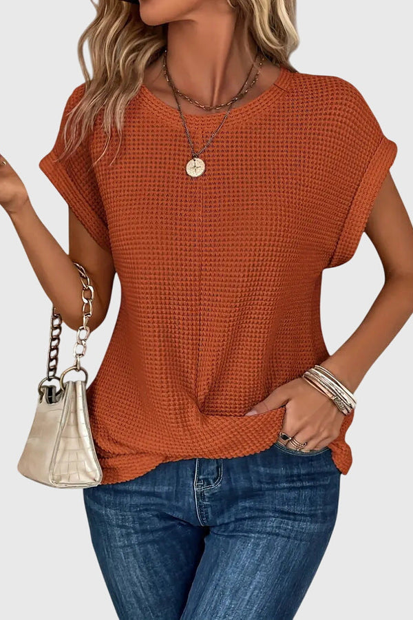 Isa™ | Blusa Elegante com Decote Redondo