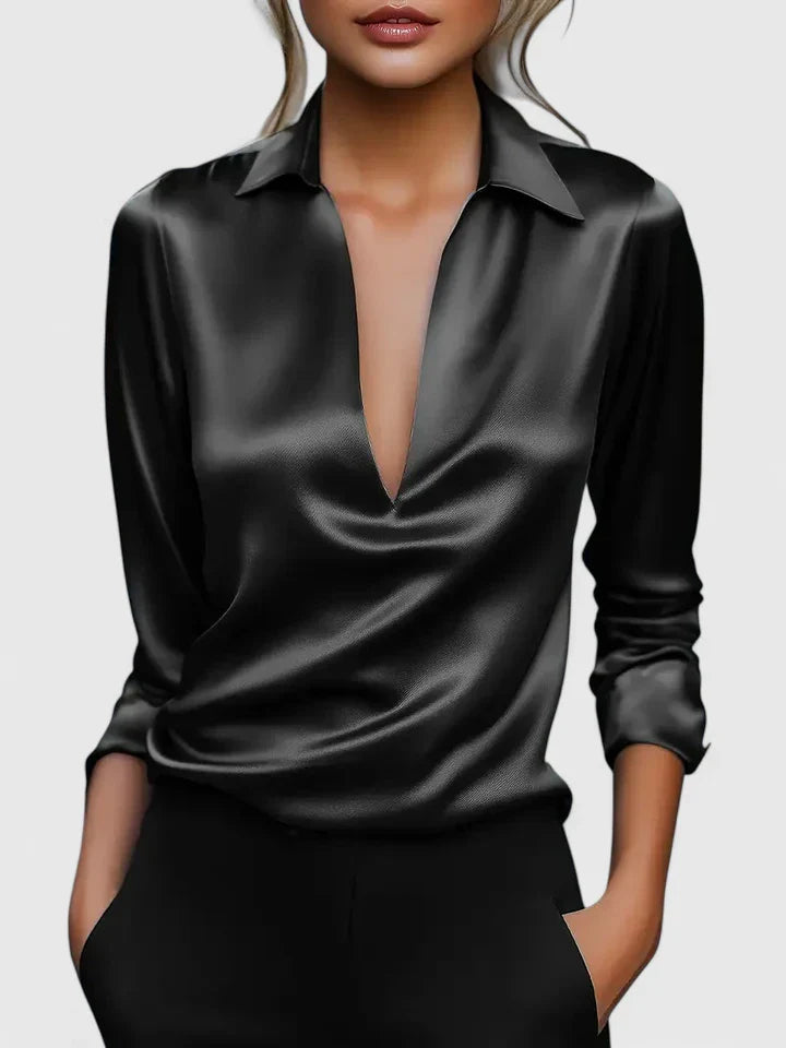 Calvina | Blusa Sofisticada
