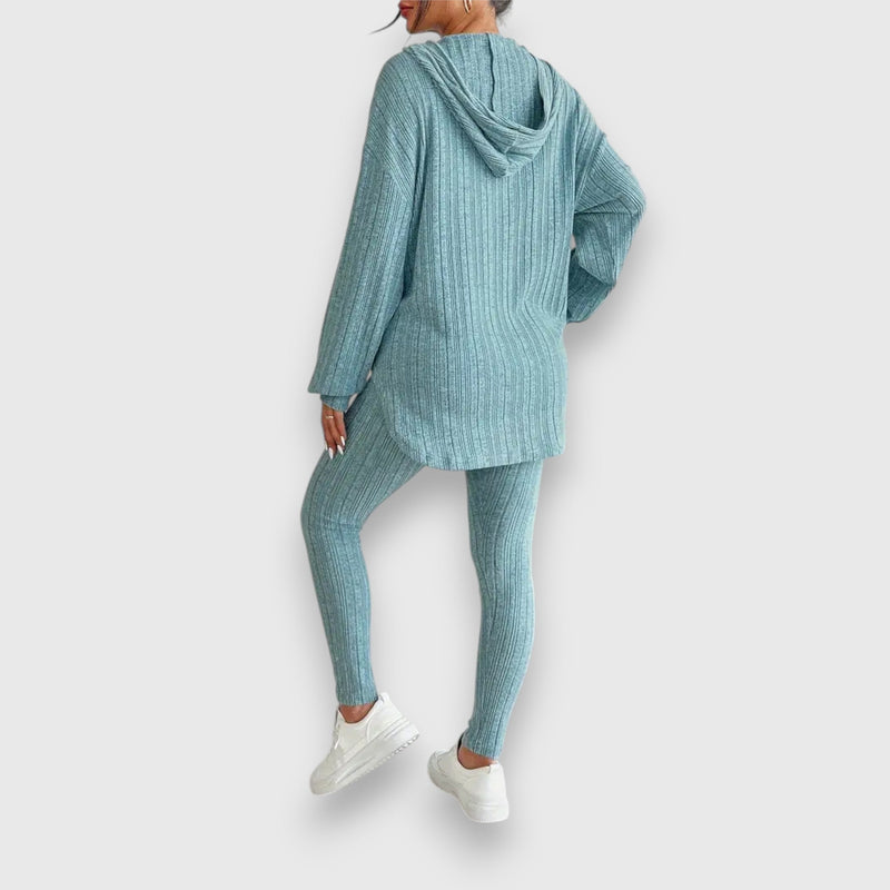 Conjunto confortável de duas peças