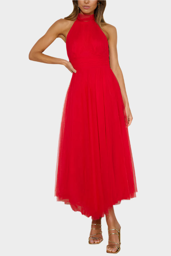 Midi Floral de Renda