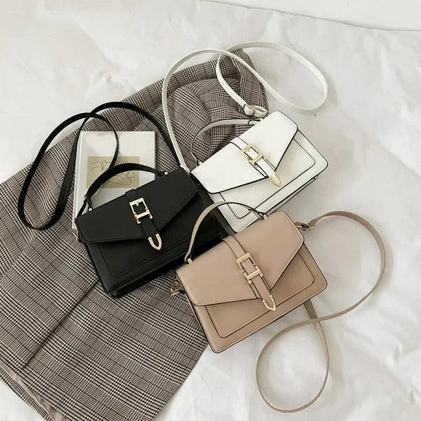 Zoe™ - Bolsa Clássica de Ombro com Detalhes Feitos à Mão