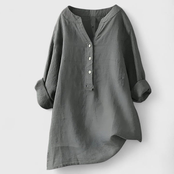 Larienne | Camisa Elegante com Botões Frontais