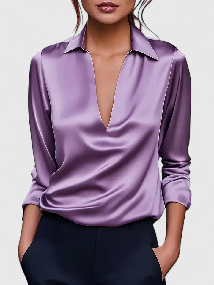 Calvina | Blusa Sofisticada