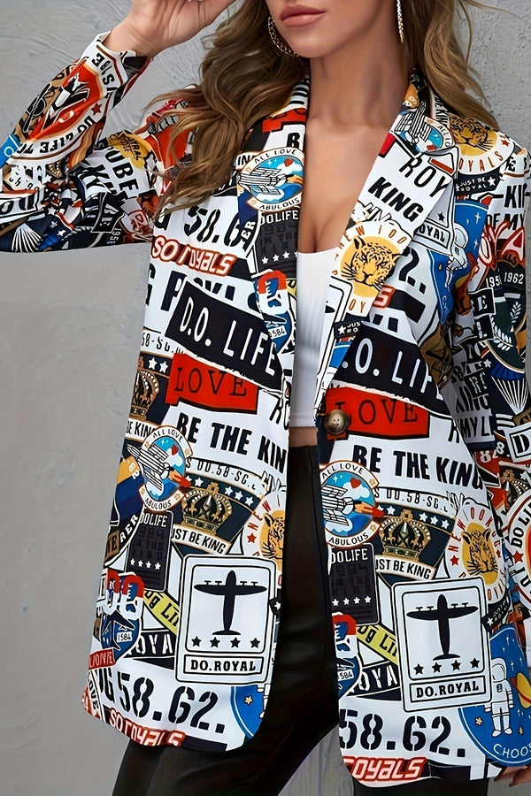 Avery™ - Blazer Grafite Moderno