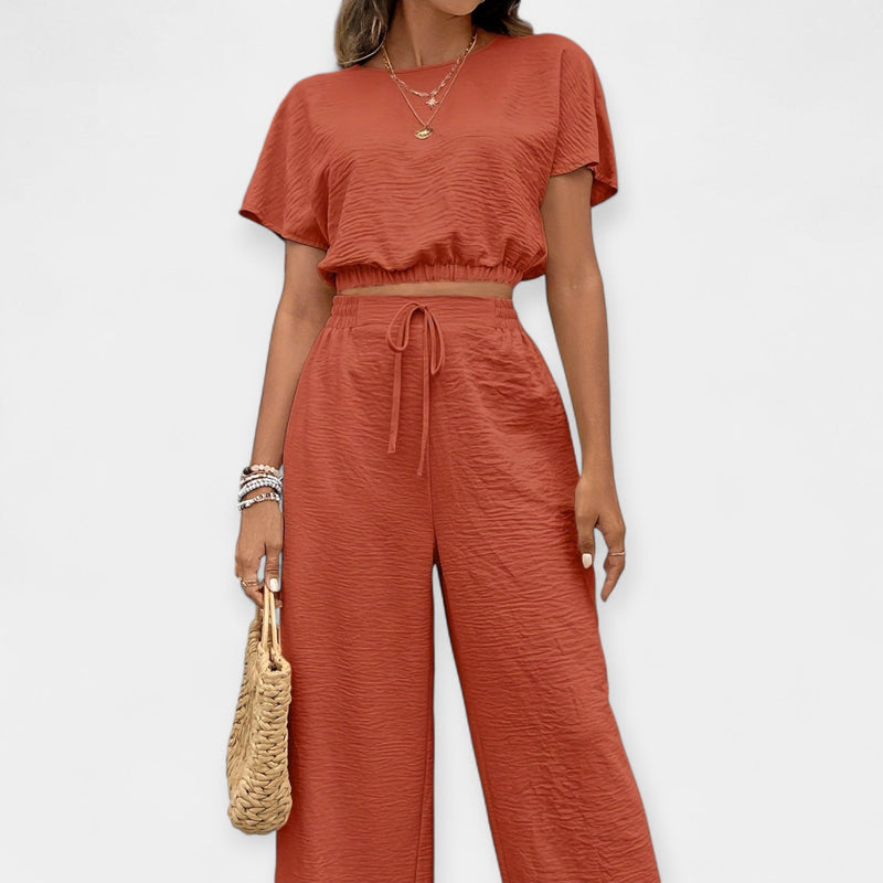 Conjunto Estiloso de Caimento Solto