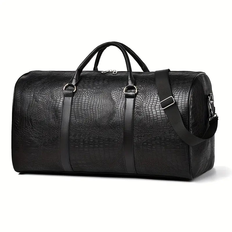 Lucas™ - Bolsa de Viagem com Estampa Vintage de Crocodilo