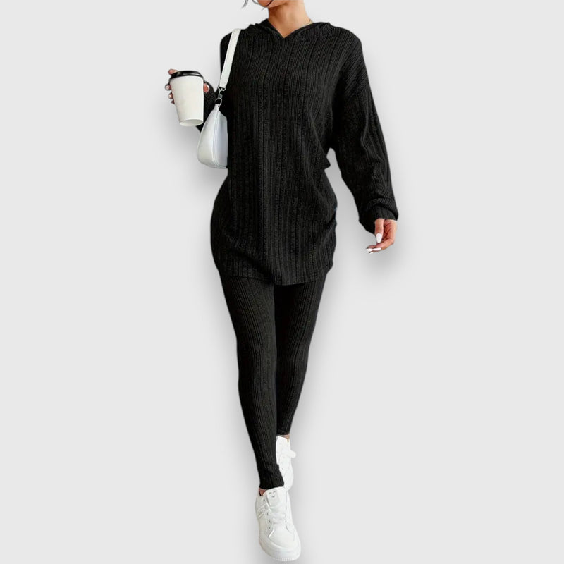 Conjunto confortável de duas peças