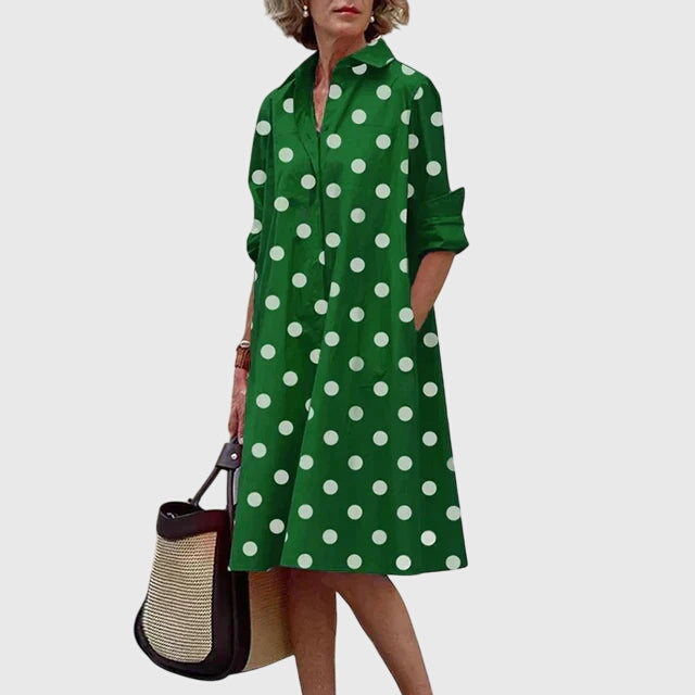 Paige™ - Vestido Elegante com Bolsos