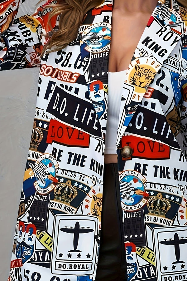 Avery™ - Blazer Grafite Moderno